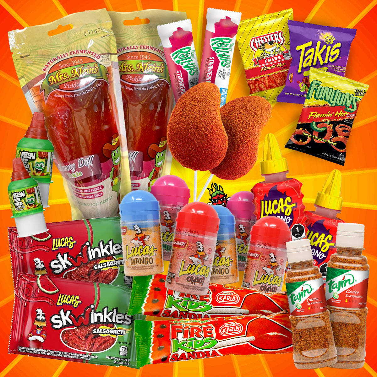 Chili Treats Spicy Pickle Kit Bundle with Over 30 Items