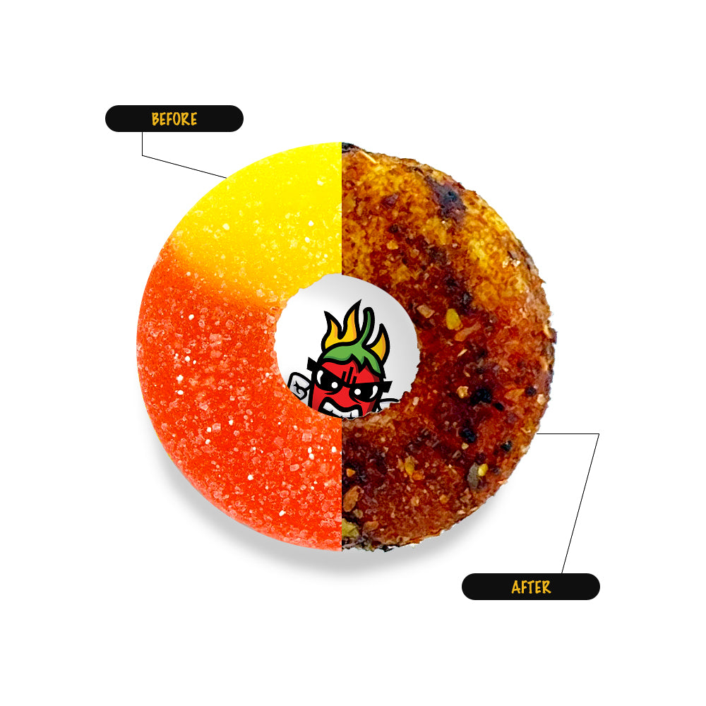 Chili Gummy Peach Rings