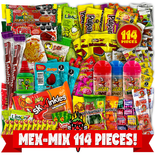 Mexican Candy Assortment - 114 Count